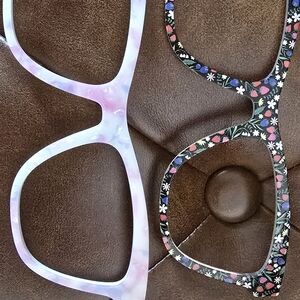 Floral and Pink Women's Glasses